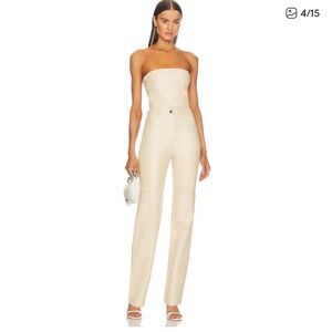 CULTNAKED Cream Wide Leg Pants